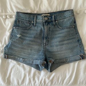 madewell denim shorts
